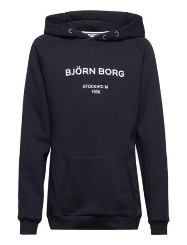 Borg Logo Hoodie Tops Sweat-shirts & Hoodies Hoodies Navy Björn Borg