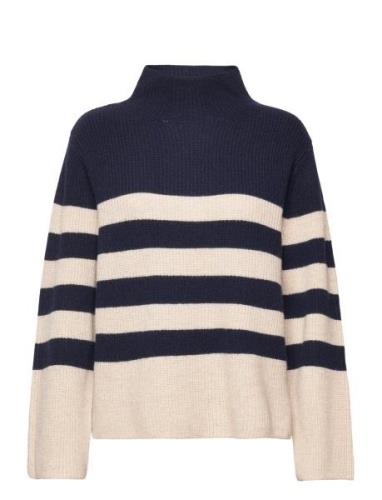 Slmolina Stripe Pullover Ls Tops Knitwear Jumpers Multi/patterned Soak...