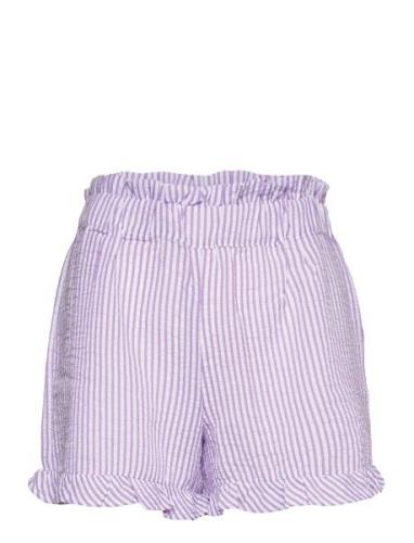 Salvador Shorts Bottoms Shorts Casual Shorts Purple A-View