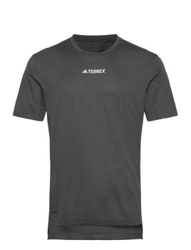Mt Tee Sport T-shirts Short-sleeved Black Adidas Terrex