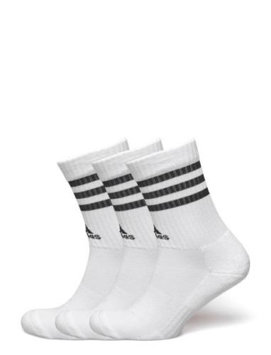 3S C Spw Crw 3P Sport Socks Regular Socks White Adidas Performance