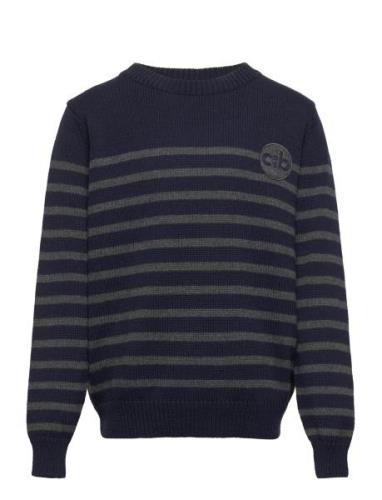 Cbsvend Ls Pullover Tops Knitwear Pullovers Blue Costbart