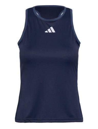 Club Tank Sport T-shirts & Tops Sleeveless Navy Adidas Performance