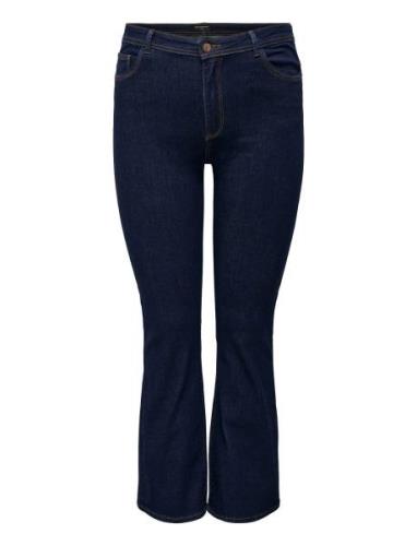 Carsally Hw Flared Jeans Dnm Bj370 Noos Bottoms Jeans Flares Blue ONLY...
