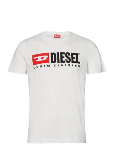 T-Diegor-Div T-Shirt Tops T-shirts Short-sleeved White Diesel