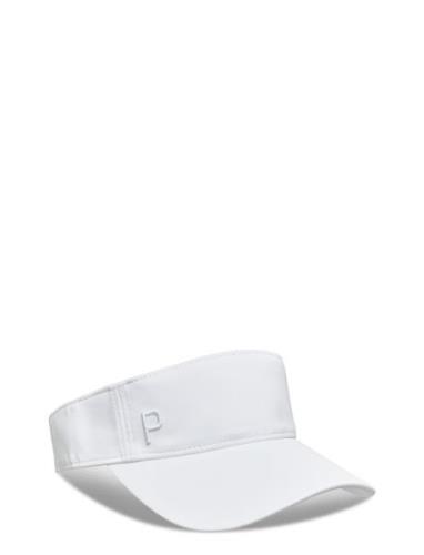 W S Sport P Visor Sport Headwear Caps White PUMA Golf