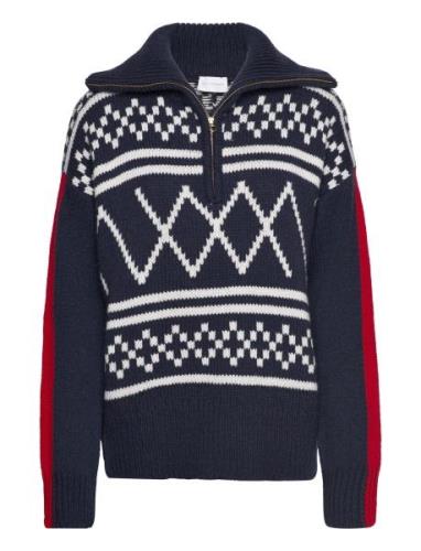 Setesdal Zipup Sweater Tops Knitwear Jumpers Black We Norwegians