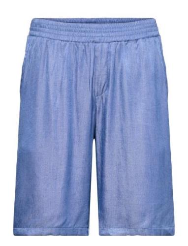 Crsiran Shorts Bottoms Shorts Casual Shorts Blue Cream