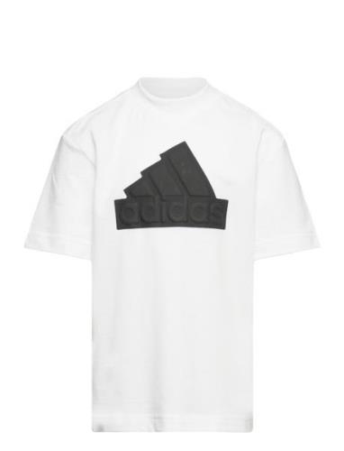 U Fi Logo T Sport T-shirts Short-sleeved White Adidas Performance