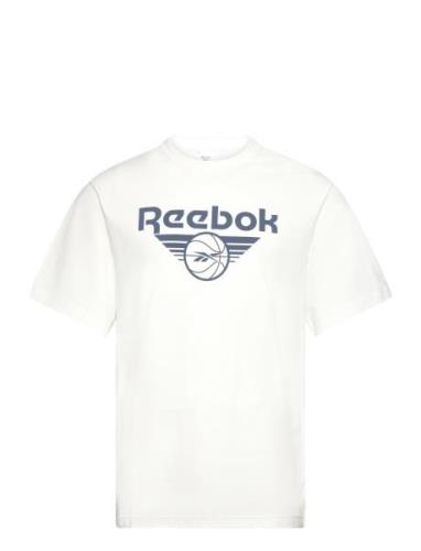 Bb Brand Graphic Tee Sport T-shirts Short-sleeved White Reebok Classic...