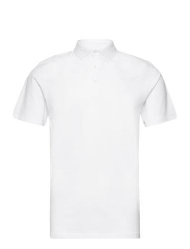 Bs Natesan Regular Fit Polo Shirt Tops Polos Short-sleeved White Bruun...