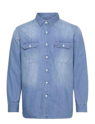 Jackson Worker Franklin Light Tops Shirts Casual Blue LEVI´S Men