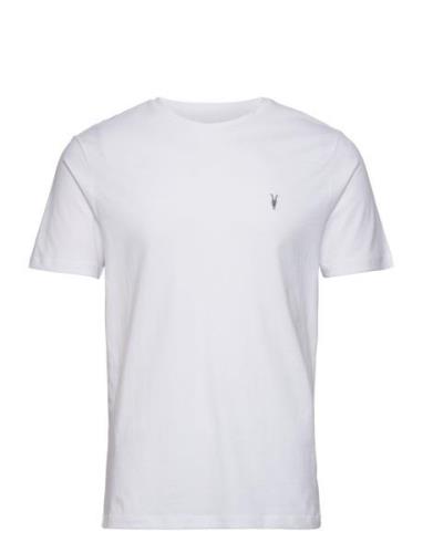 Brace Ss Crew Tops T-shirts Short-sleeved White AllSaints
