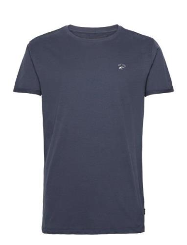 Inkloge Tops T-shirts Short-sleeved Navy INDICODE