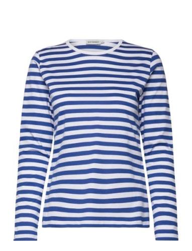 Mari 2017 Tops T-shirts & Tops Long-sleeved Blue Marimekko