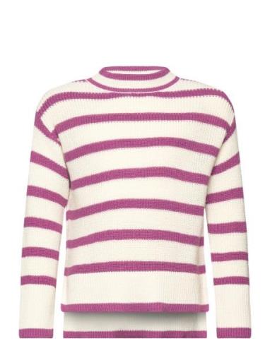Nlfnicte Ls High Neck Knit Tops Knitwear Pullovers Pink LMTD