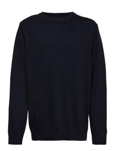 Nlmnanfred Ls O-Neck Knit Tops Knitwear Pullovers Navy LMTD