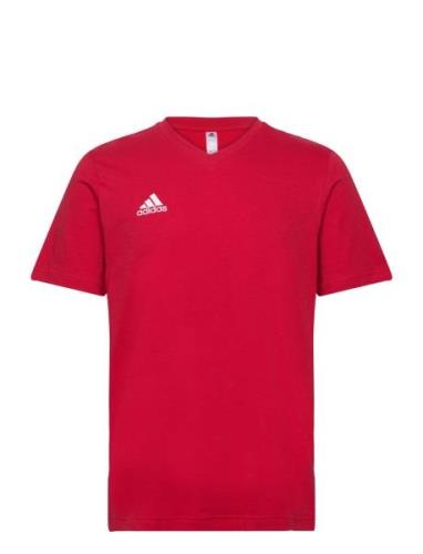 Ent22 Tee Tops T-shirts Short-sleeved Red Adidas Performance