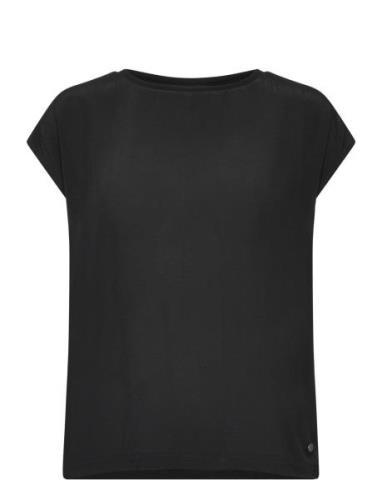 Albony Drop Shoulder Round Neck Tee Tops T-shirts & Tops Short-sleeved...