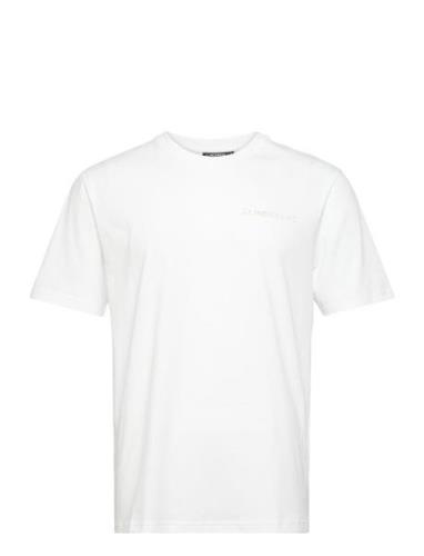 Dale Seasonal Print Tee Designers T-shirts Short-sleeved White J. Lind...