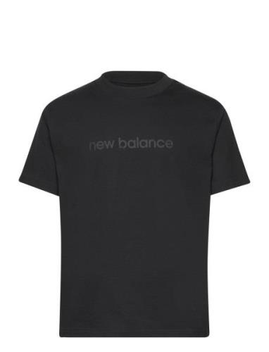 Shifted Graphic T-Shirt Sport T-shirts Short-sleeved Black New Balance
