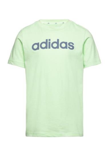 Lk Lin Co Tee Sport T-shirts Short-sleeved Green Adidas Performance