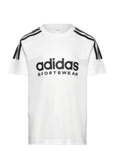 J Hot Ut Tee Sport T-shirts Short-sleeved White Adidas Performance
