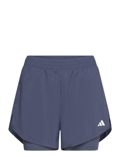 W Min 2In1 Sho Sport Shorts Sport Shorts Blue Adidas Performance