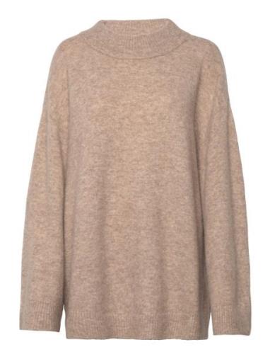 Soft Knit Sweater Tops Knitwear Jumpers Brown A Part Of The Art