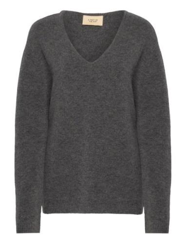 All Season Sweater Tops Knitwear Jumpers Grey A Part Of The Art