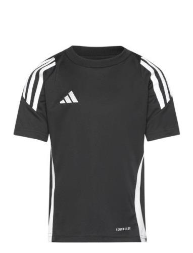 Tiro24 Jersey Kids Sport T-shirts Short-sleeved Black Adidas Performan...