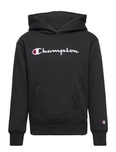 Hooded Sweatshirt Sport Sweat-shirts & Hoodies Hoodies Black Champion