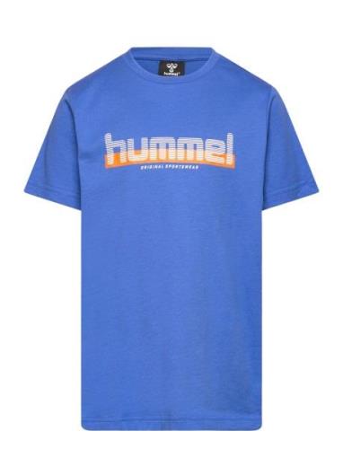 Hmlvang T-Shirt S/S Sport T-shirts Short-sleeved Blue Hummel