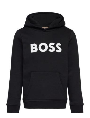 Hooded Sweatshirt Tops Sweat-shirts & Hoodies Hoodies Black BOSS