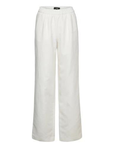 Ome Pants Bottoms Trousers Wide Leg Cream LEBRAND