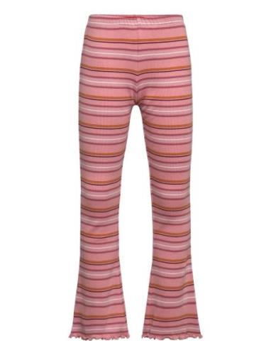 Pants Y/D Rib Bottoms Trousers Pink Minymo