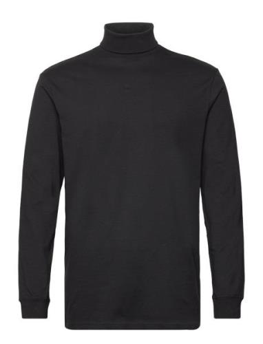 Onsthor Reg Roll Neck Tops T-shirts Long-sleeved Black ONLY & SONS