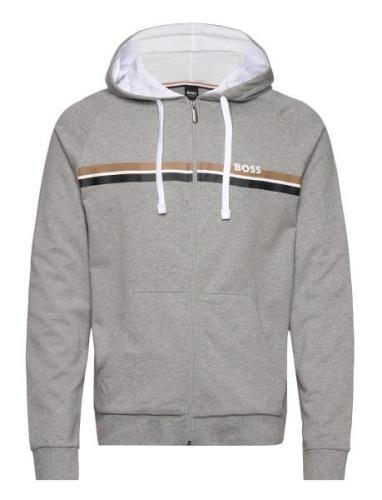 Authentic Jacket H Tops Sweat-shirts & Hoodies Hoodies Grey BOSS