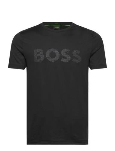 Tee Active Sport T-shirts Short-sleeved Black BOSS
