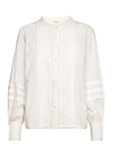 Eskelinepw Sh Tops Shirts Long-sleeved White Part Two