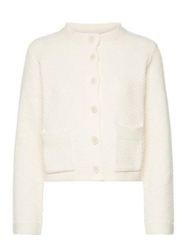 Elmiepw Ca Tops Knitwear Cardigans Cream Part Two