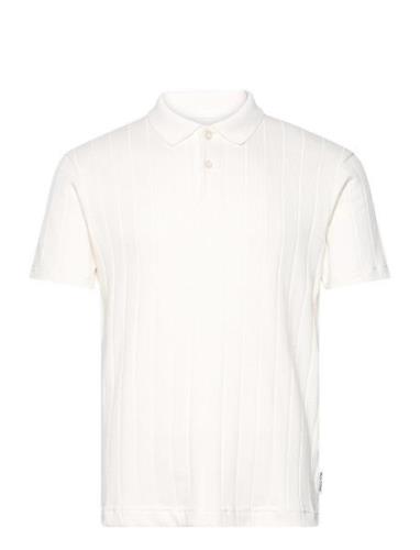 Polos Short Sleeve Tops Polos Short-sleeved White Marc O'Polo
