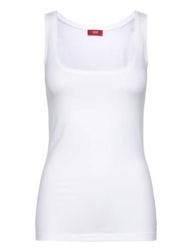 T-Shirts Tops T-shirts & Tops Sleeveless White Esprit Casual