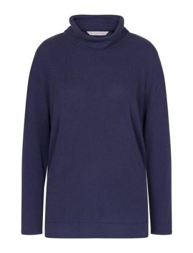 Thermal Mywear Sweater Tops Knitwear Turtleneck Blue Triumph