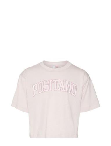 Vmpastel Over D Cropped Ss Top Girl Tops T-shirts Short-sleeved Pink V...