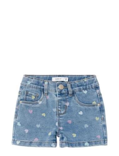 Nmfsalli Slim Dnm Shorts 3555-On Noos Bottoms Shorts Blue Name It