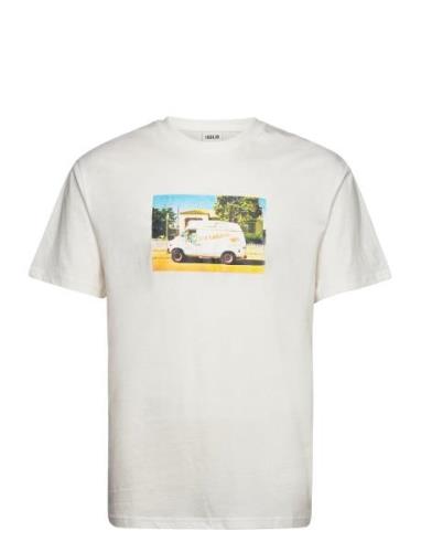 Sdishir Tops T-shirts Short-sleeved White Solid