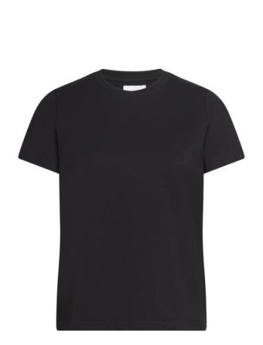 Jenna Tee Tops T-shirts & Tops Short-sleeved Black Creative Collective