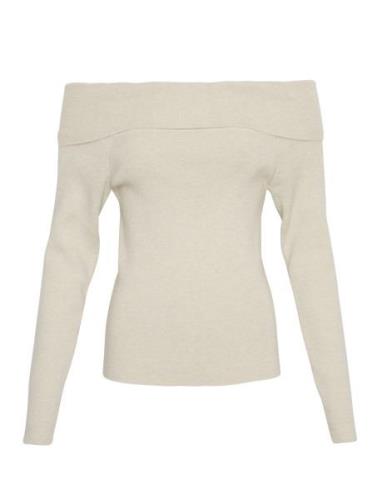 Mschinasofia Rachelle Pullover Tops Knitwear Jumpers Beige MSCH Copenh...