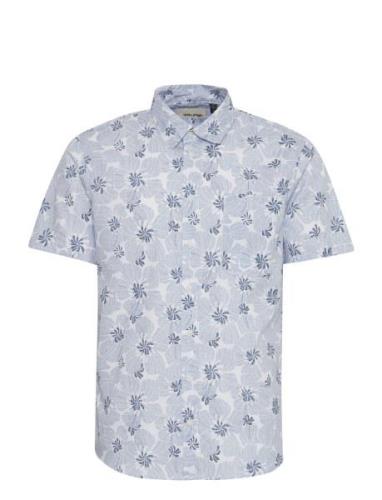 Shirt Tops Shirts Short-sleeved Blue Blend